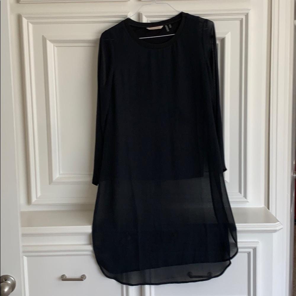 Stunning black sheer tunic